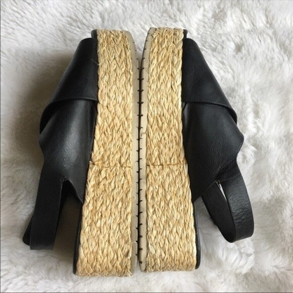 Vince Jesson Leather‎ Espadrille Platform Sandals - Picture 3 of 12